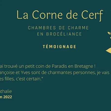 住宿加早餐酒店 La Corne De Cerf, Foret De Broceliande